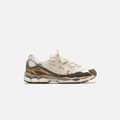 Asics GEL-NYC in the 'Cream/Mineral Beige' colorway, recognizable