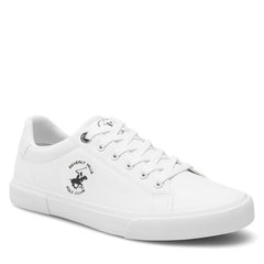 Beverly Hills Polo Club sneakers feature a clean white synthetic upper