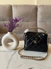 Chanel Mini Top Handle Flap Bag (Mirror)