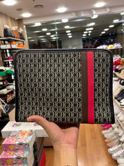 CH Carolina Herrera Monogram Emblem Pouch