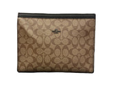 Coach Signature Pouch - Brown