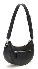 GUESS Nastra Top Zip Shoulder Bag Black