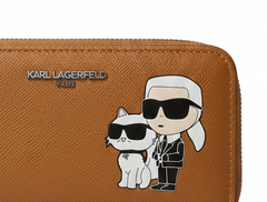 Karl Lagerfeld K/Ikonik Zip Wallet
