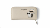 Karl Lagerfeld K/Ikonik Zip Wallet