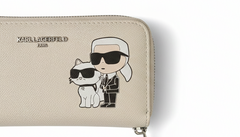 Karl Lagerfeld K/Ikonik Zip Wallet