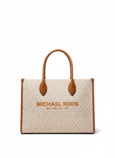 Michael Kors Signature Logo Tote Bag (Mirror)