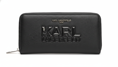Karl Lagerfeld K/Ikonik Zip Wallet