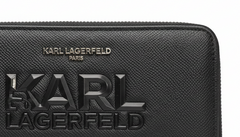 Karl Lagerfeld K/Ikonik Zip Wallet