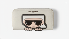 Karl Lagerfeld K/Ikonik Zip Wallet