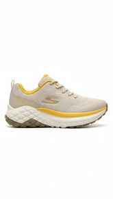 Skechers GO WALK Max Cushioning Sneaker - Grey/Yellow (Mirror)