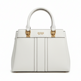 Guess Structured Tote Bag - WHT