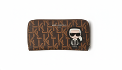 Karl Lagerfeld K/Ikonik Zip Wallet