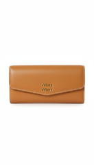 Miu Miu Leather Continental Flap Wallet