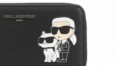 Karl Lagerfeld K/Ikonik Zip Wallet