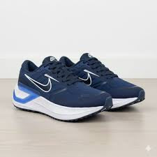 Nike Royal Blue and Black Youth Cosmic Running Trainers