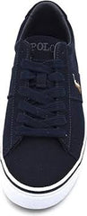 Polo Ralph Lauren Blue Sayer Canvas Trainers
