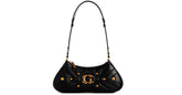 GUESS Mintha Mini Top Zip Shoulder Bag in black
