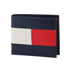 Tommy Hilfiger Blue Leather Mens Wallet