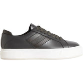 Calvin Klein Basket Cups lace-up sneakers in gray, featuring