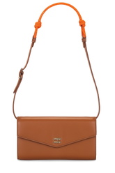 Miu Miu Black Small Shoulder Bag - Brown (Mirror)