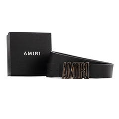 Amiri Logo Buckle Belt Men | Black