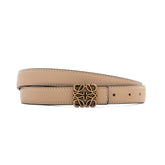 Loewe leather belt - Beige/Gold