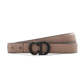 Dior logo-lettering Leather Belt | Khaki