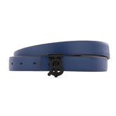 Burberry TB Monogram Leather Belt – Blue