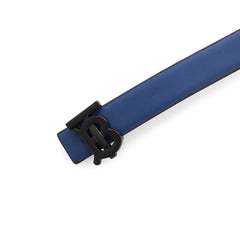 Burberry TB Monogram Leather Belt – Blue