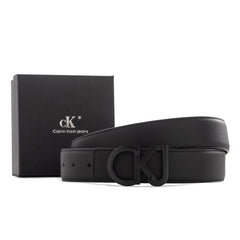 Calvin Klein Jeans Leather Belt For Men | Black