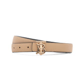 Burberry TB Monogram Leather Belt – Beige