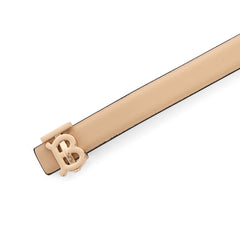 Burberry TB Monogram Leather Belt – Beige