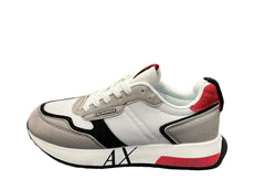 Armani Exchange-Men's-Sneaker -Grey/White (Mirror)