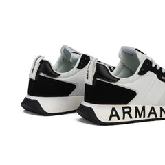 Armani Exchange-Men's-Sneaker - White/Black (Mirror)