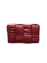 Bottega Veneta Mini Padded Cassette Bag - burgundy