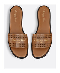 Dior D-lane Sandals In Brown