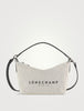 LONGCHAMP Small Essential Canvas Crossbody Bag
