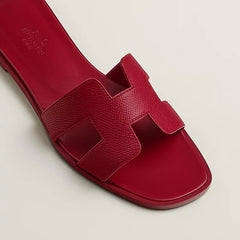 Hermès Oran Sandal - Deep Red