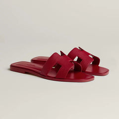 Hermès Oran Sandal - Deep Red