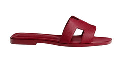 Hermès Oran Sandal - Deep Red