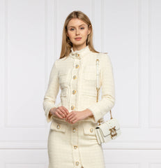 Pinko Leather messenger bag LOVE MINI ICON (Mirror)