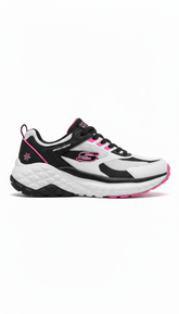 Skechers GO WALK Max Cushioning Sneaker- Black/Pink (Mirror)