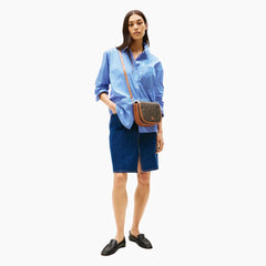 Tommy Hilfiger TH Monoplay Crossbody Saddle Bag - Brown