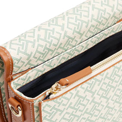 Tommy Hilfiger TH Monoplay Crossbody Saddle Bag - Green
