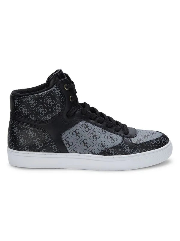 Guess-Logo High-Top Sneakers