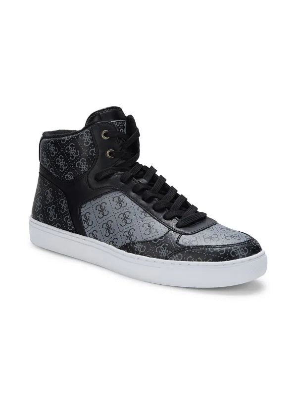 Guess-Logo High-Top Sneakers