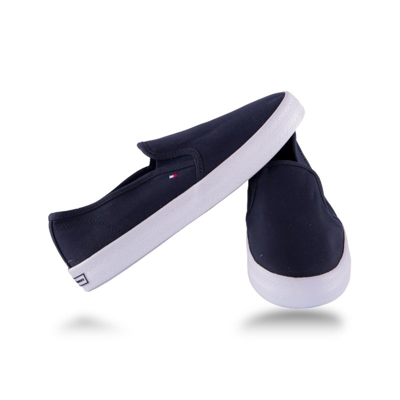 Tommy Hilfiger Canvas Slip on Sneaker/Navy