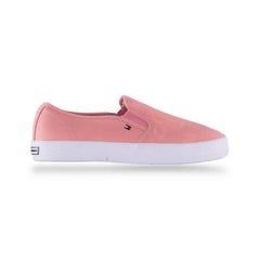 Tommy Hilfiger Canvas Slip on Sneaker/Pink