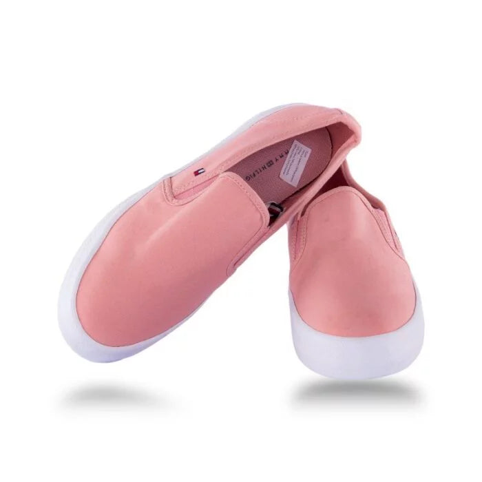 Tommy Hilfiger Canvas Slip on Sneaker/Pink