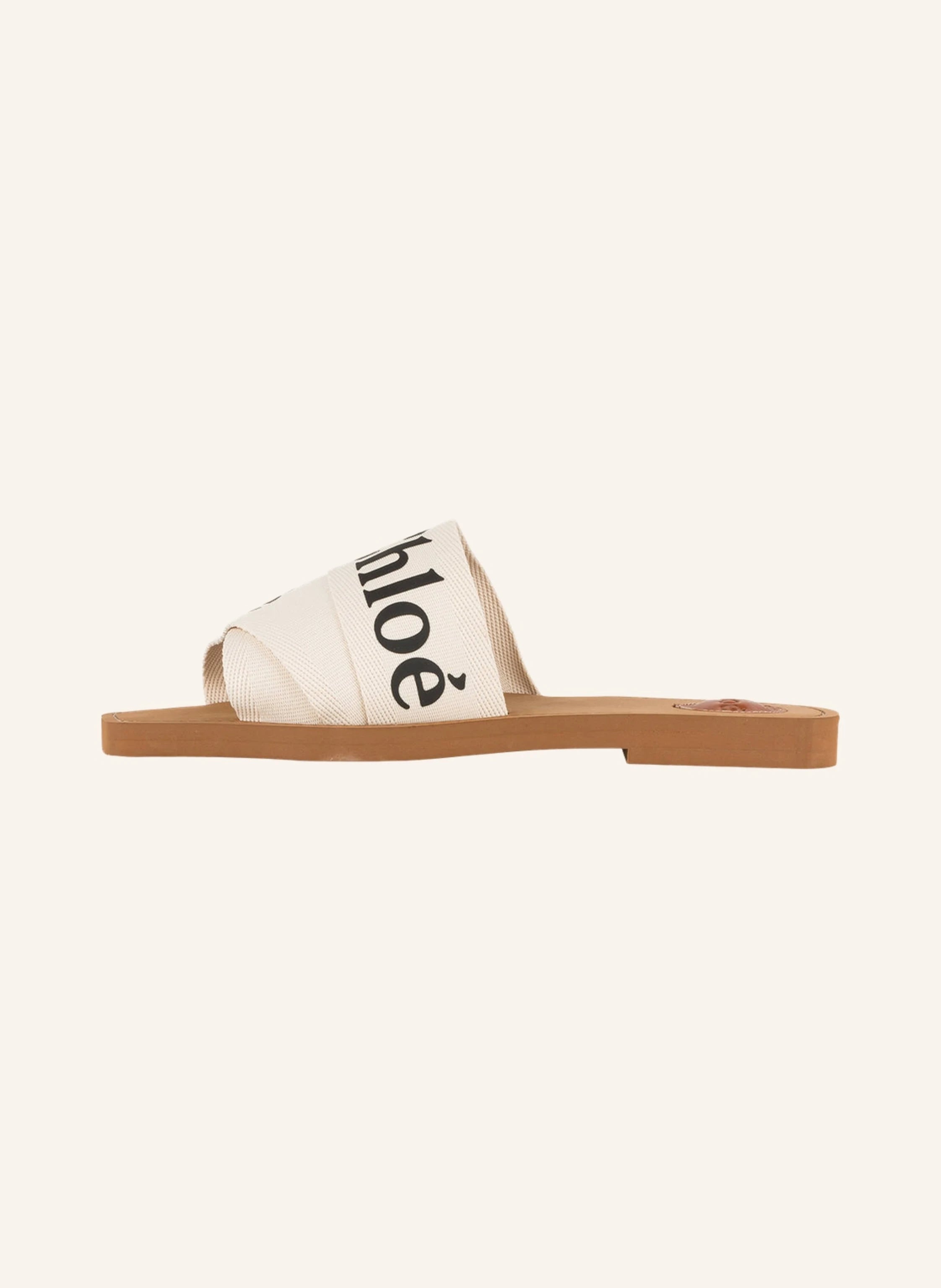 Chloé Mules Woody White/Black